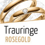 Rosé Gold wedding rings from 123GOLD
