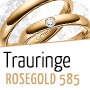 Wedding rings in 585 roseégold from 123GOLD